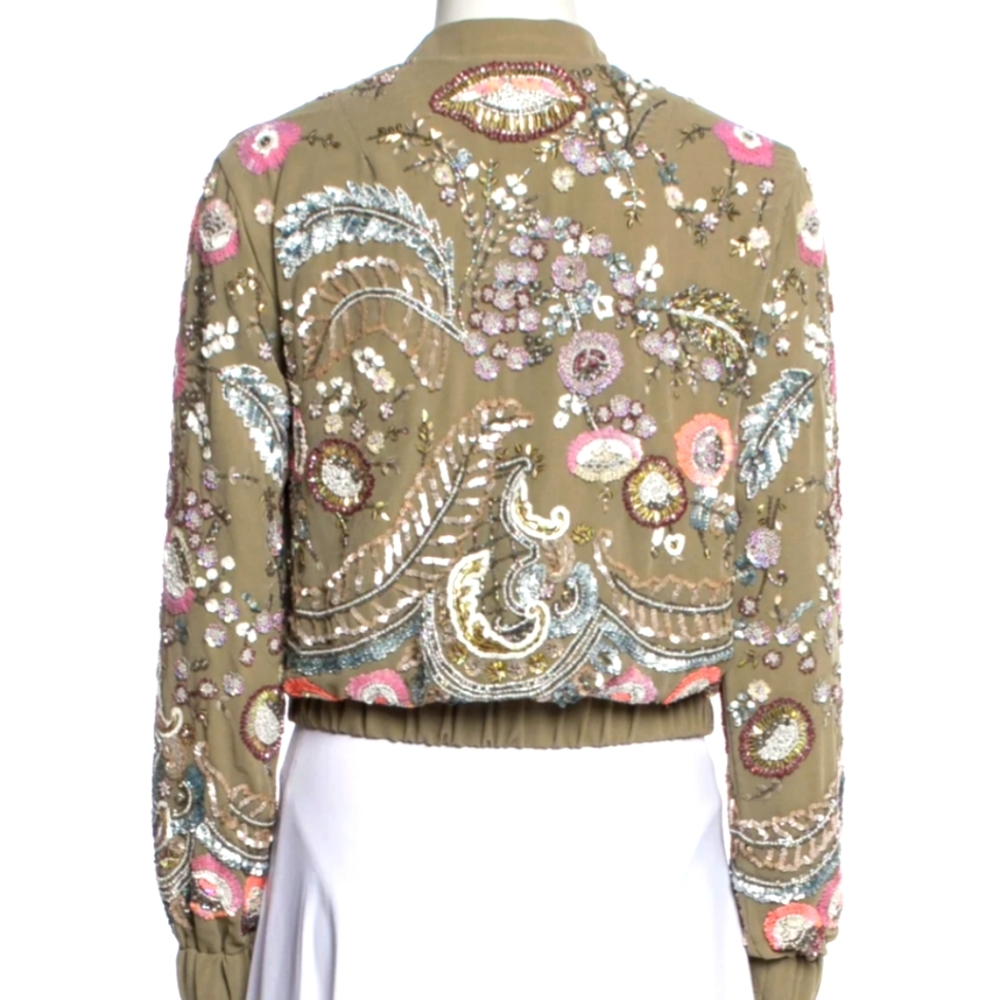 Needle & Thread Beaded Bomber Jacket - image 5